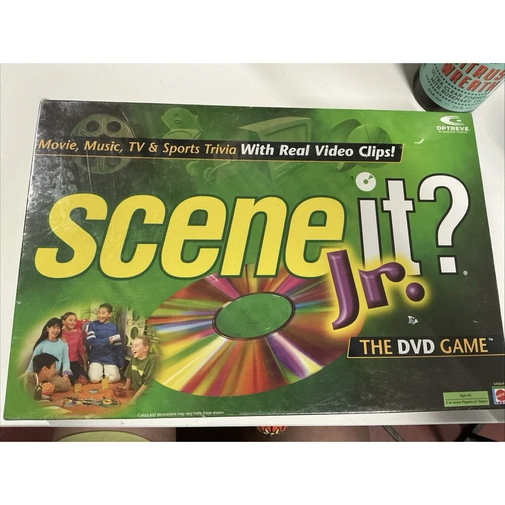 Scene It? Jr. The DVD Game Trivia For Kids Ages 8+ By Mattel New Sealed